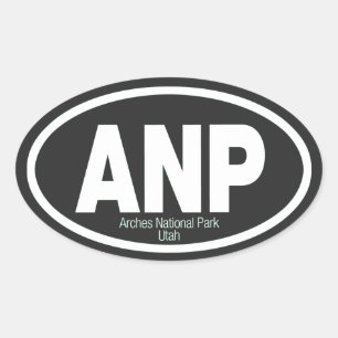 Sticker Ovale Parc national des Arches