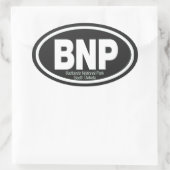 Sticker Ovale Parc national des Badlands (Sac)