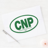 Sticker Ovale Parc national des Canyonlands (Enveloppe)