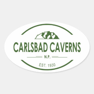 Sticker Ovale Parc national des Cavernes Carlsbad