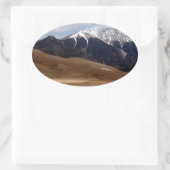Sticker Ovale Parc national des Dunes de sable (Sac)