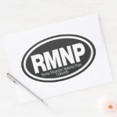 Sticker Ovale Parc national des Rocheuses (Enveloppe)