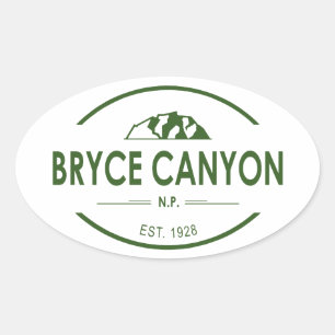 Sticker Ovale Parc national du Bryce Canyon
