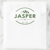 Sticker Ovale Parc national Jasper (Sac)