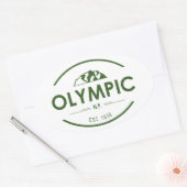 Sticker Ovale Parc national olympique (Enveloppe)