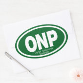 Sticker Ovale Parc national olympique (Enveloppe)