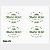 Sticker Ovale Parc provincial Carmanah Walbran (Feuille)