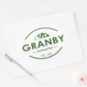 Sticker Ovale Parc provincial Granby (Enveloppe)