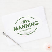 Sticker Ovale Parc provincial Manning (Enveloppe)