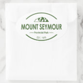 Sticker Ovale Parc provincial Mount Seymour (Sac)