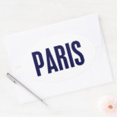 Sticker Ovale Paris (Enveloppe)