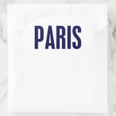 Sticker Ovale Paris (Sac)