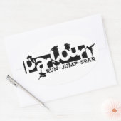 Sticker Ovale Parkour (Enveloppe)