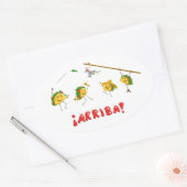 Sticker Ovale Parti Taco (Enveloppe)