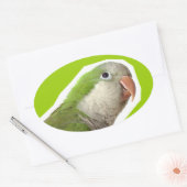 Sticker Ovale Parure de moine (Enveloppe)