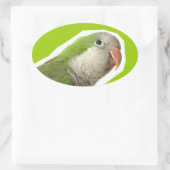 Sticker Ovale Parure de moine (Sac)