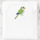 Sticker Ovale Parure de moine (Sac)
