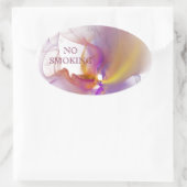 Sticker Ovale Pas de tabac (Sac)