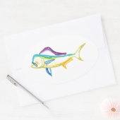 Sticker Ovale Pas ordinaire (Enveloppe)