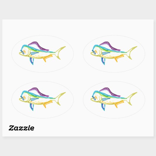 Sticker Ovale Pas ordinaire (Feuille)