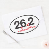 Sticker Ovale Pas vraiment de marathon (Enveloppe)