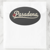 Sticker Ovale Pasadena Rose  (Sac)