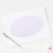 Sticker Ovale Pastel Violet 2 (Enveloppe)