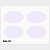 Sticker Ovale Pastel Violet 2 (Feuille)