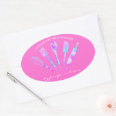 Sticker Ovale Pâtissier (Enveloppe)