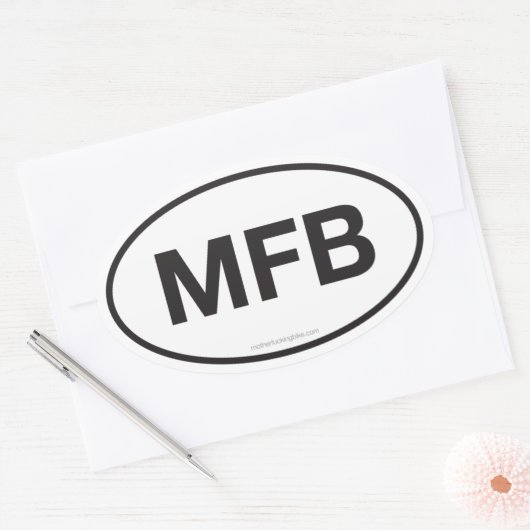 Sticker Ovale Patrimoine MFB (Enveloppe)