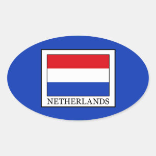 Sticker Ovale Pays-Bas