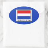 Sticker Ovale Pays-Bas (Sac)