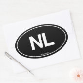 Sticker Ovale Pays-Bas Oval (Enveloppe)