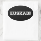 Sticker Ovale Pays basque (Sac)