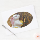 Sticker Ovale Pays Lapin de Pâques (Enveloppe)