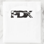 Sticker Ovale PDX Fremont (Sac)