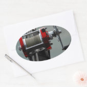 Sticker Ovale Pêche terminée (Enveloppe)