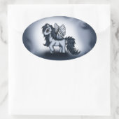 Sticker Ovale Pegasus Pony (Sac)