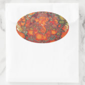 STICKER OVALE PEINTURE ANCIENNE DE GANÈSE (Sac)