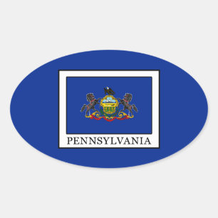 Sticker Ovale Pennsylvanie