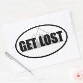 Sticker Ovale Perdre (Enveloppe)