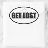 Sticker Ovale Perdre (Sac)