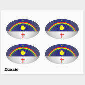 Sticker Ovale Pernambuco (Feuille)
