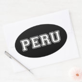 Sticker Ovale Pérou (Enveloppe)