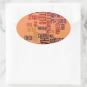 Sticker Ovale Personnaliser (Sac)