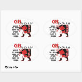 Sticker Ovale Personnaliser (Feuille)