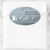 Sticker Ovale Personnaliser (Sac)