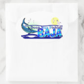 Sticker Ovale Personnaliser (Sac)