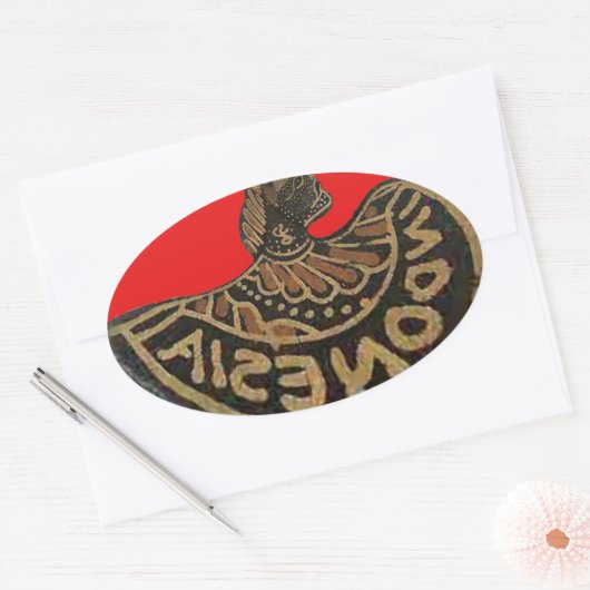 Sticker Ovale Personnaliser (Enveloppe)