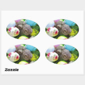 Sticker Ovale Personnaliser (Feuille)